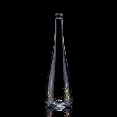 円形スクリーン印刷 ウォッカ ウィスキー リコール ガラスボトル 750ml スーパーフリントガラス