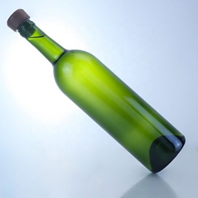 700ml アンティーク グリーン ガラス ボトル アルコール ラム ジン オイル ビール ベース 素材 ガラス