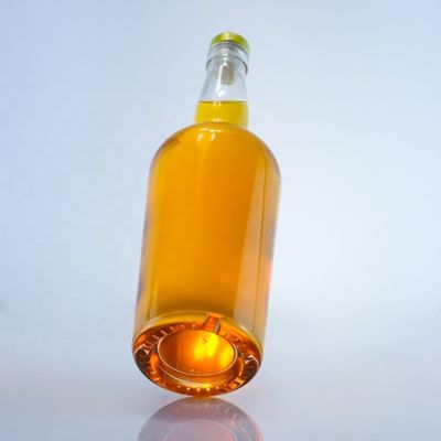 透明ガラス製のビール用 750ml 透明ガラスボトル