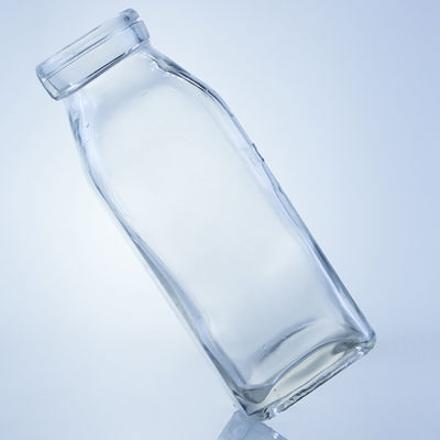 透明またはカスタマイズされた 280ml 350ml 500ml グラスジュースボトル