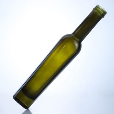 375ml ダークグリーン オリーブオイル ガラスボトル アcido Etch 表面操作と高い色