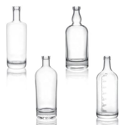 クローンキャップ 密封 200ml 透明の丸いガラスボトル 炭酸飲料を散装する