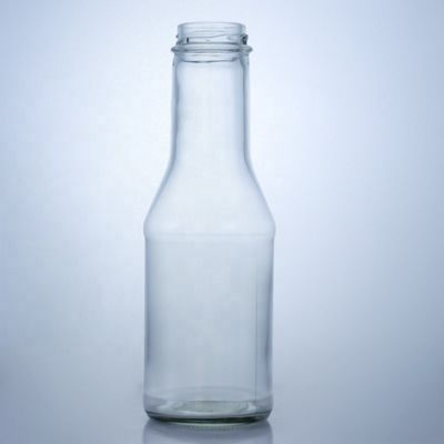 クリアフリントガラスボトル ミルクジュース サラダ チリソース ケチャップ 300ml 500ml 700ml