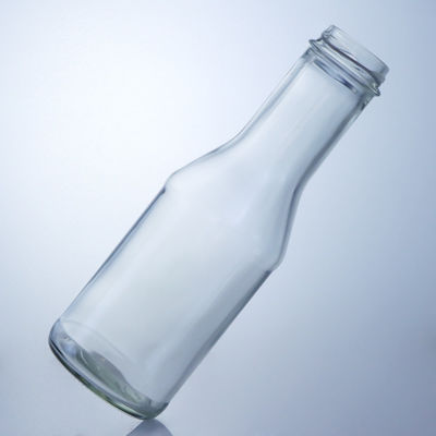 クリアフリントガラスボトル ミルクジュース サラダ チリソース ケチャップ 300ml 500ml 700ml