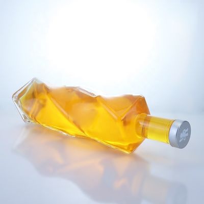 オーダーメイド ロゴ 特殊形ガラスのボトル スピリッツ 700ml 750ml スクリューキャップ