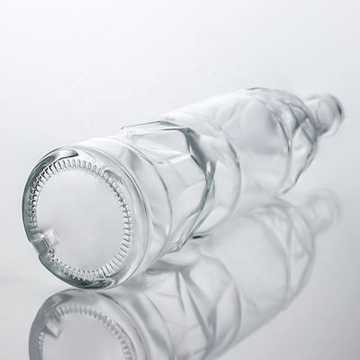 清潔なスーパーフリントガラスボトル 750ml ジン・ラム・ウイスキー・ワイン