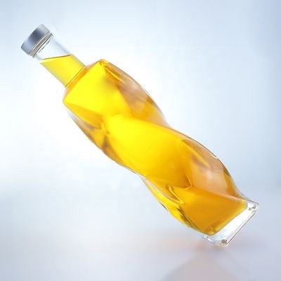 オーダーメイド ロゴ 特殊形ガラスのボトル スピリッツ 700ml 750ml スクリューキャップ