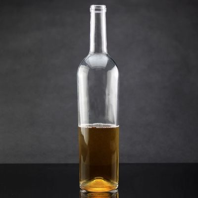 ガラスカラー オリーブオイル包装ボトル 多角形デザインとコルクキャップの閉塞