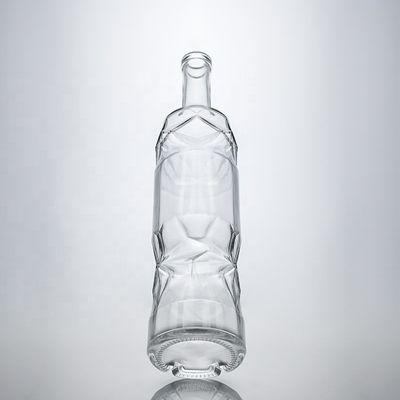 清潔なスーパーフリントガラスボトル 750ml ジン・ラム・ウイスキー・ワイン