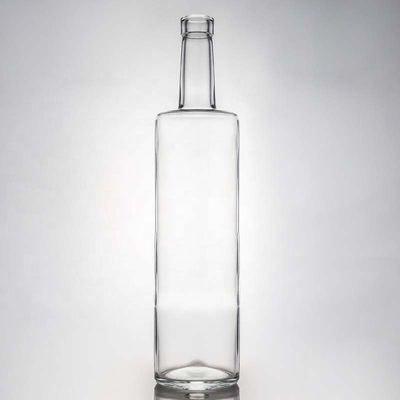 透明またはカスタマイズされたコルクキャップ 700ml 750ml 丸いガラスボトル