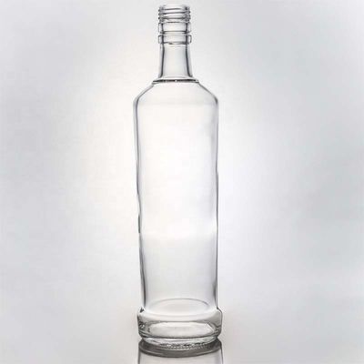 透明またはカスタマイズされたコルクキャップ 700ml 750ml 丸いガラスボトル