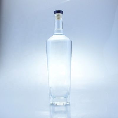 ガラスカラー アルコール飲料のためのガラスボトル 750 ml コークシールフリント 空