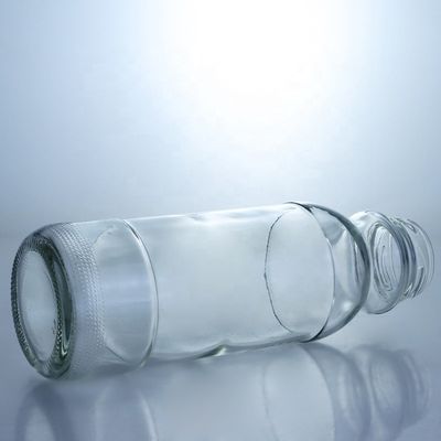 メタル蓋と透明なデザインのサラダガラスボトル 100ML200ml 250ml 500ml 1 リフト