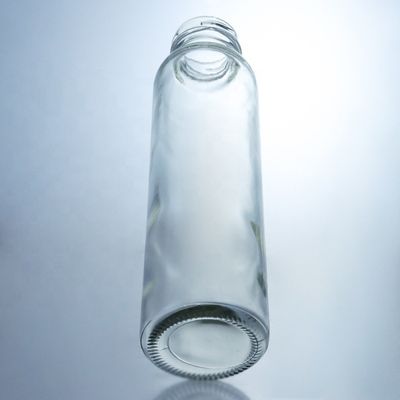 メタルスクリューキャップ 150ml 250ml 350ml 500ml 冷凍圧縮ジュースのための透明ガラスボトル