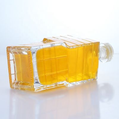 グラス製品 独特の形のボトル 750ml 700ml ウォッカ ウィスキー テキラ ブランデー