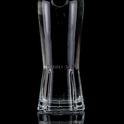 500ml700ml750ml クリアウイスキーボトル スーパーフリントガラス カスタム彫刻 ユニークなデザイン