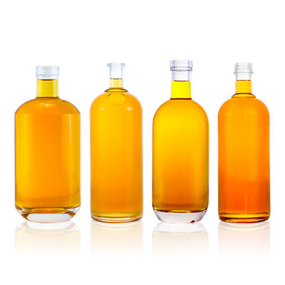 375ml 500ml 700ml 750ml 1000ml ガラスボトル コルクとスクリュートップ付き