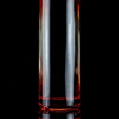 塗装 赤色 独特のデザインとコルクで 750mlのテキラガラスボトル