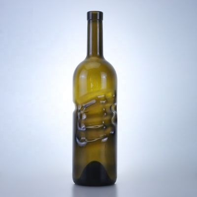 500ml 750ml クリア フリント ジン ラム シャンパン テキラ 酒 コーク付き ガラスボトル