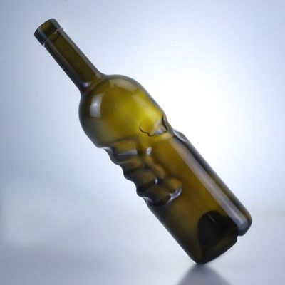 500ml 750ml クリア フリント ジン ラム シャンパン テキラ 酒 コーク付き ガラスボトル
