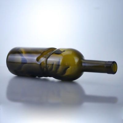 500ml 750ml クリア フリント ジン ラム シャンパン テキラ 酒 コーク付き ガラスボトル