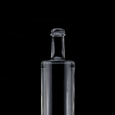 独特のデザイン 750ml ロング ネック 空のウォッカ ガラスボトル スクリューキャップ スーパーフリント ガラス