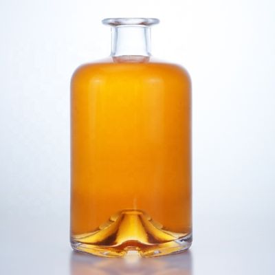 グラス カスタム 豪華 スーパー フリント 500ml 700ml 750ml ラム ウォッカ ウィスキー ジン メーソン ガラスコルク付き