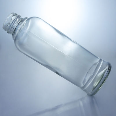 お茶 円筒形 420ml ガラスの飲み物 ボトル コルクキャップと円筒形