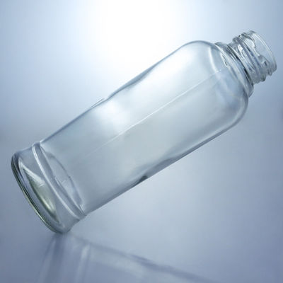 お茶 円筒形 420ml ガラスの飲み物 ボトル コルクキャップと円筒形
