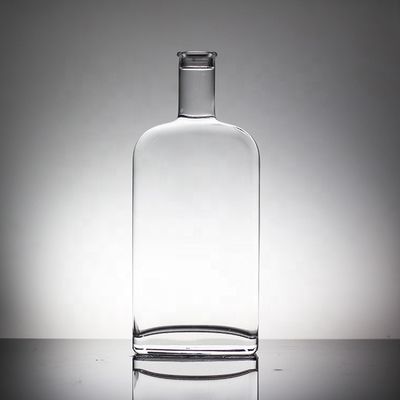 800ml 1000ml 3000ml 大容量のウイスキーガラスボトル 丸 500ml 方形のガラス水瓶