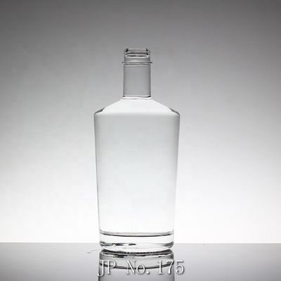 800ml 1000ml 3000ml 大容量のウイスキーガラスボトル 丸 500ml 方形のガラス水瓶