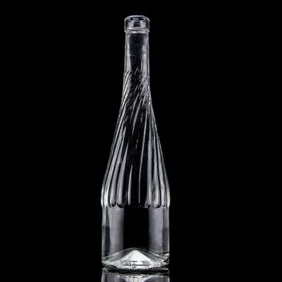 グラスボディ素材 500ml 700ml ウィスキーワインボトル 独特の底が上がったデザイン