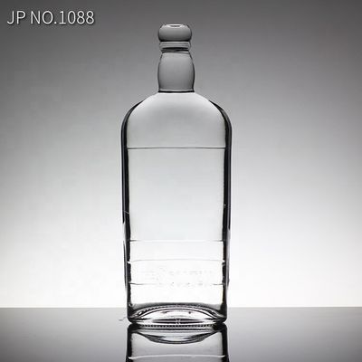 800ml 1000ml 3000ml 大容量のウイスキーガラスボトル 丸 500ml 方形のガラス水瓶