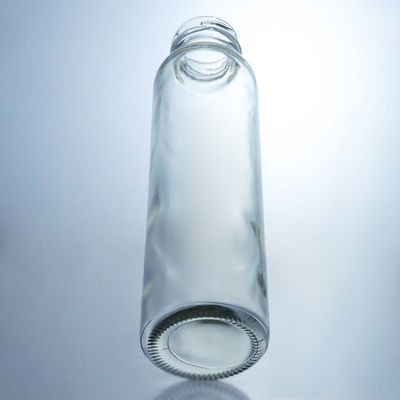 250ml 320ml 500ml 750ml 1L クリアミルクジュース 水ガラスボトル カスタムロゴのスクリューキャップ