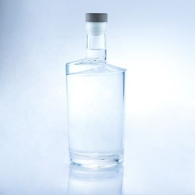 コラー素材 ガラス 750ml 透明またはカスタマイズされた形状のガラスボトル