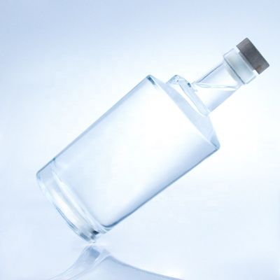 コラー素材 ガラス 750ml 透明またはカスタマイズされた形状のガラスボトル