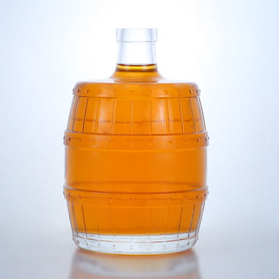 独特のデザイン オーダーメイド 500ml 700ml スーパーフリント ガラスボトル ラム ウイスキー ウォッカ ブランデー