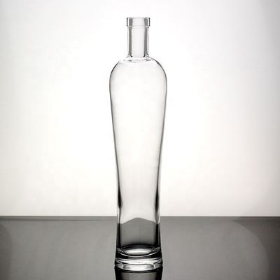 スクリーン印刷 特徴的な高さ 薄いボトル 長いガラス ボトル 500ml 750ml