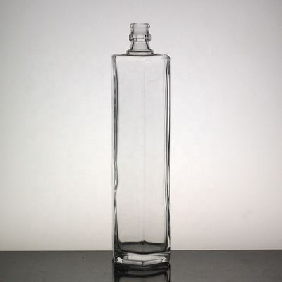 スクリーン印刷 特徴的な高さ 薄いボトル 長いガラス ボトル 500ml 750ml