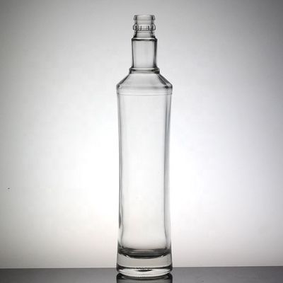 スクリーン印刷 特徴的な高さ 薄いボトル 長いガラス ボトル 500ml 750ml