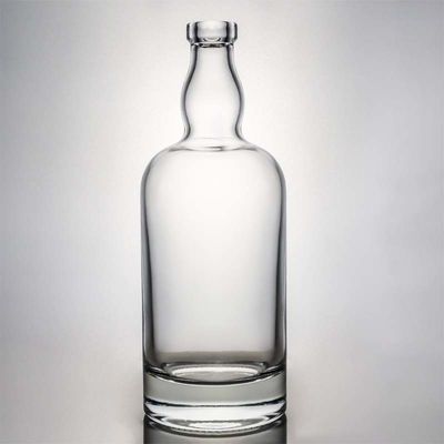 500ml 700ml 1000ml 丸い形状のフライントガラスボトル