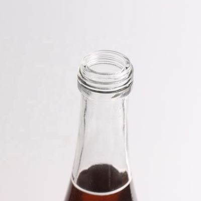 ボトル カラー クリア スーパー フリント ガラス 750ml ジュース ガラス ボトル アルミ 蓋付き
