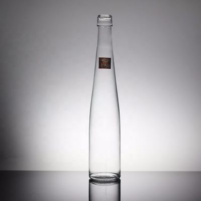 透明な丸 700ml 350ml 工業飲料のためのカスタムミネラルウォーターガラスボトル