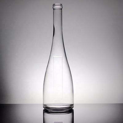透明な丸 700ml 350ml 工業飲料のためのカスタムミネラルウォーターガラスボトル