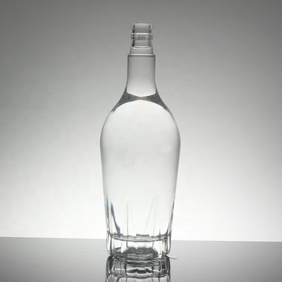 クリストル・フリントガラス 750ml 丸いウォッカガラスボトル ガラスカラーメーカー