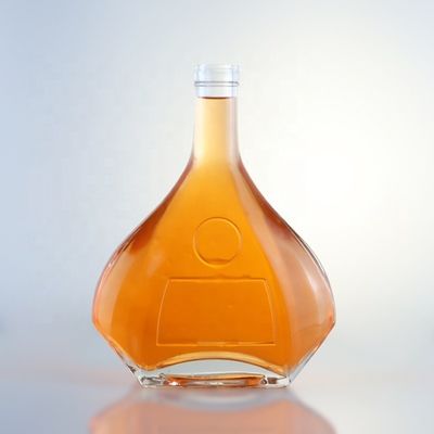 シャンパン 1L ガラスボトル デカルスクリーン印刷とコルクシール オーダーメイドオプション