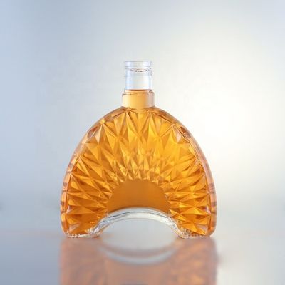 シャンパン 1L ガラスボトル デカルスクリーン印刷とコルクシール オーダーメイドオプション