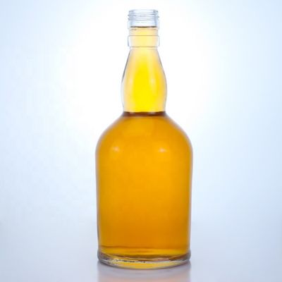 ガラスボディ 500ml 700ml 750ml 密封されたウォッカ テキラ コルク蓋付き ウイスキーボトル