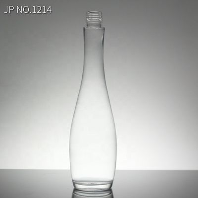 スーパーフリントボトル 水晶ガラスブランデーボトル あなたの要求のためのスクリューキャップ