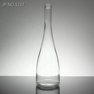 スーパーフリントボトル 水晶ガラスブランデーボトル あなたの要求のためのスクリューキャップ